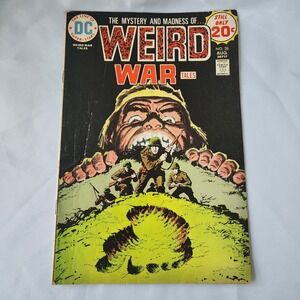 Weird War Tales #28 DC Comics August 1975 Vintage Bronze Age‎ Comic Book Rare OG